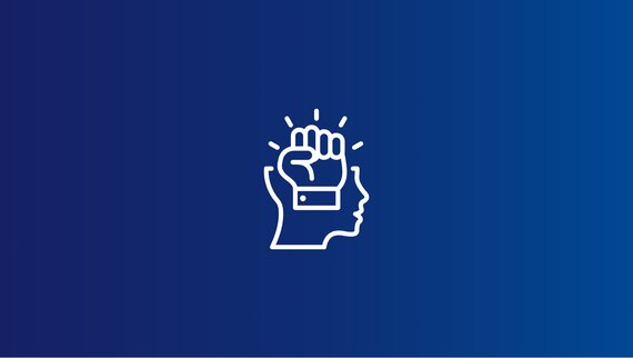 Icon für Themenwochen auf blauem Hintergrund